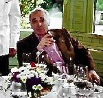 Repas avec Charles Aznavour (mai 1996)